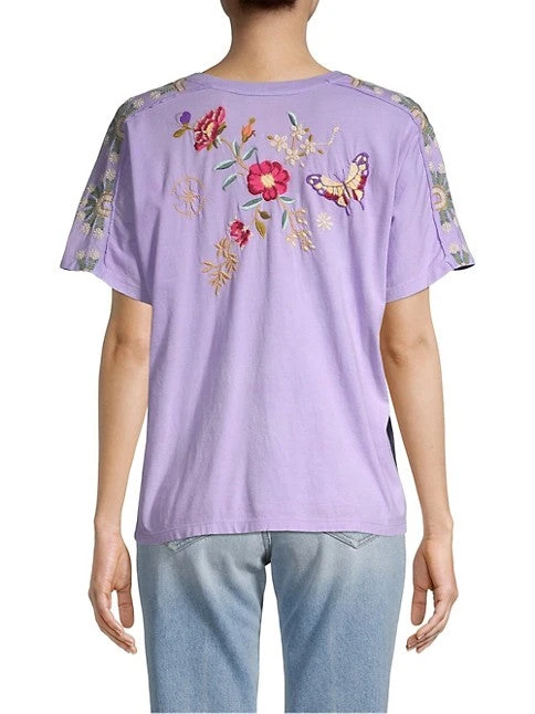 JOHNNY WAS OSAKA RAW SEAM DOLMAN TEE - Image 5