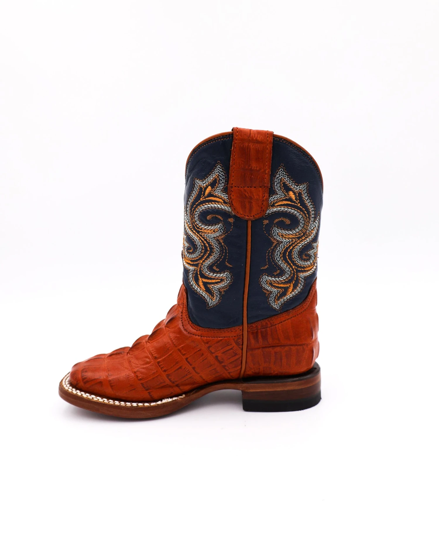Tanner Mark Cobalt And Caiman Kids Boot - Image 4