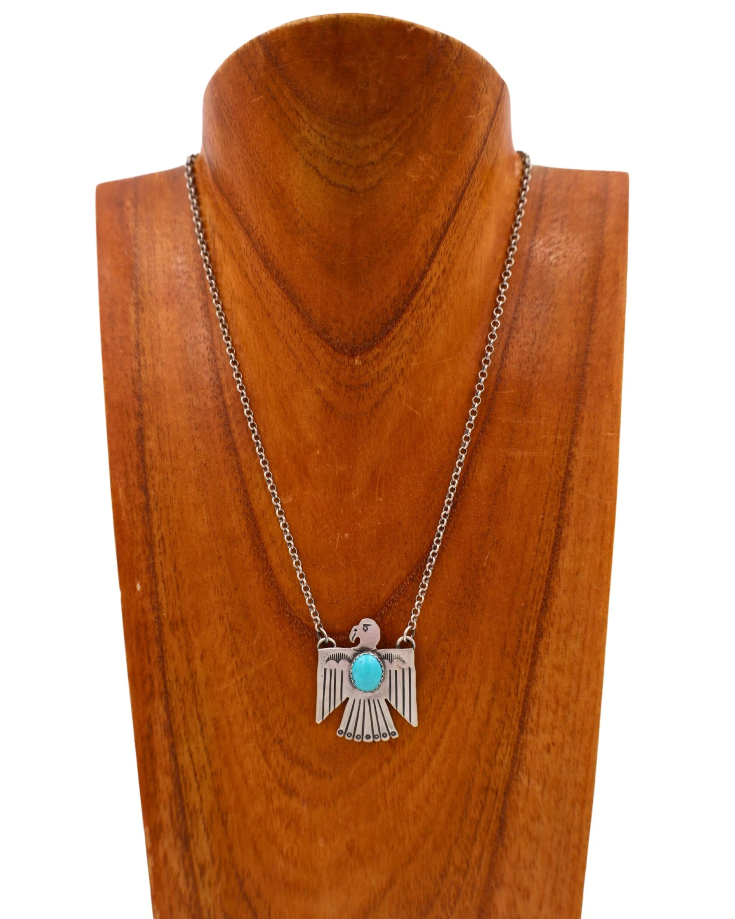 THUNDERBIRD TURQUOISE NECKLACE - Image 3