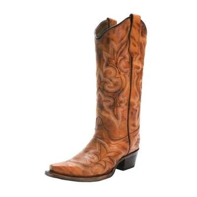 Corral Boots CIRCLE G BY CORRAL WOMEN'S TAN EMBROIDERED BOOT - Image 3