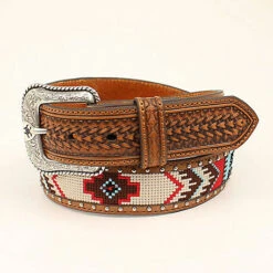 ARIAT MEN'S BRIGHT FABRIC WESTERN BELT