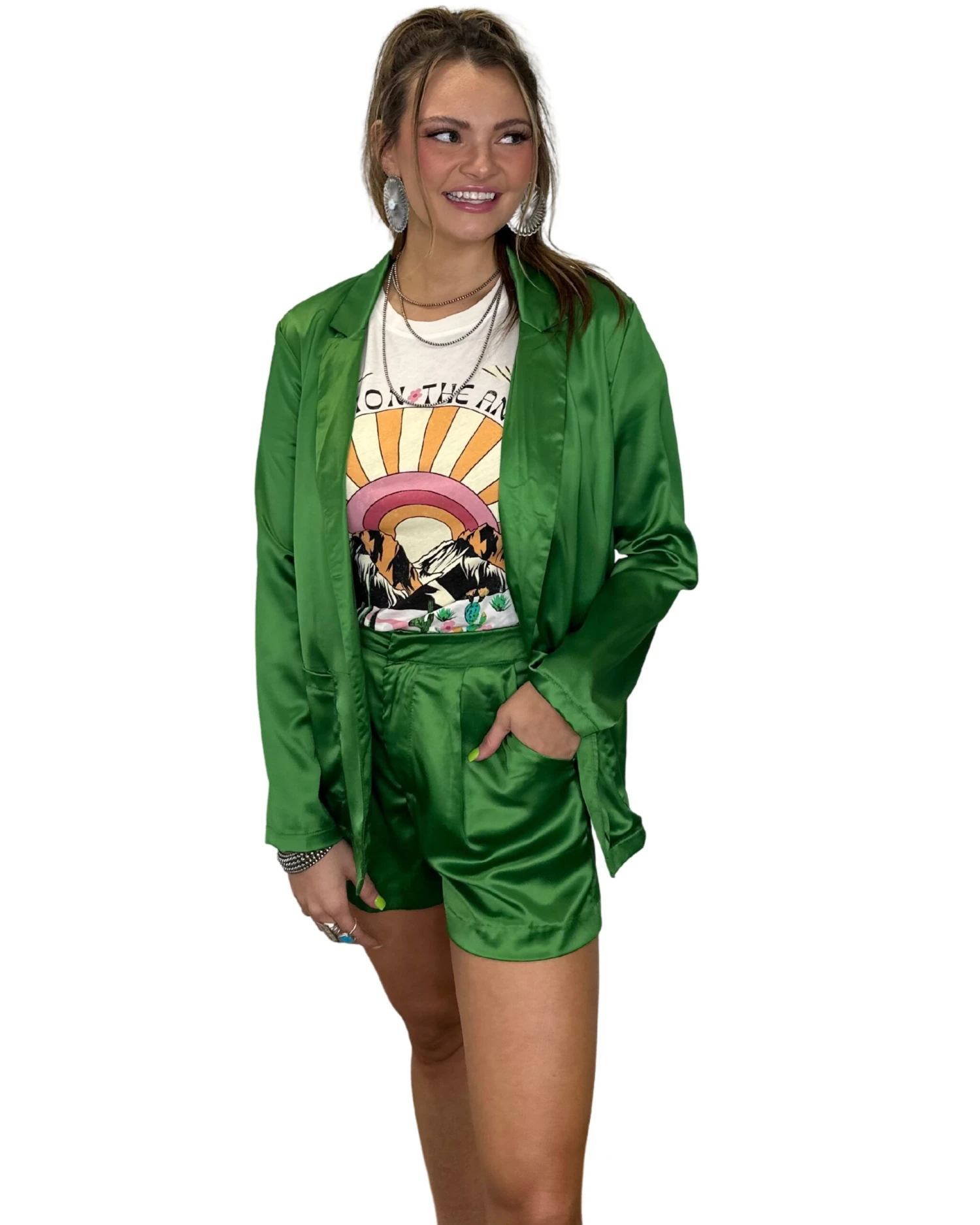 Glam Front Pocket Blazer - Image 5