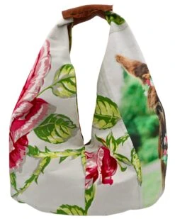 TOTEM ROSES AND BURRO HANDBAG