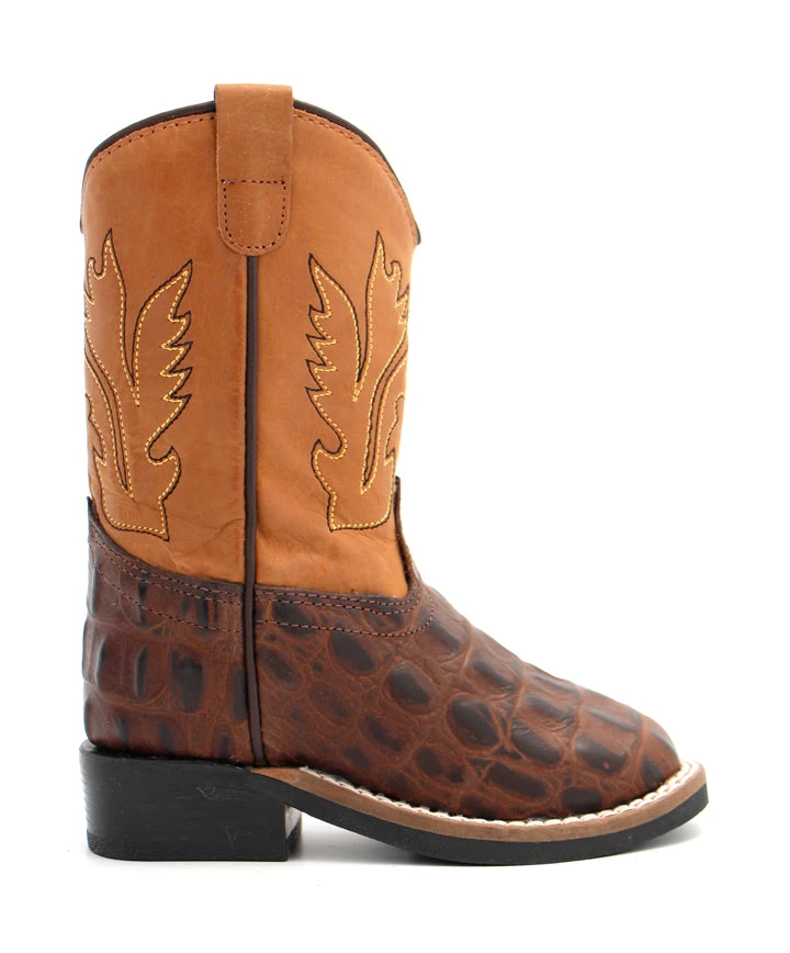 Old West Toddler Gator Print Boot - Image 2
