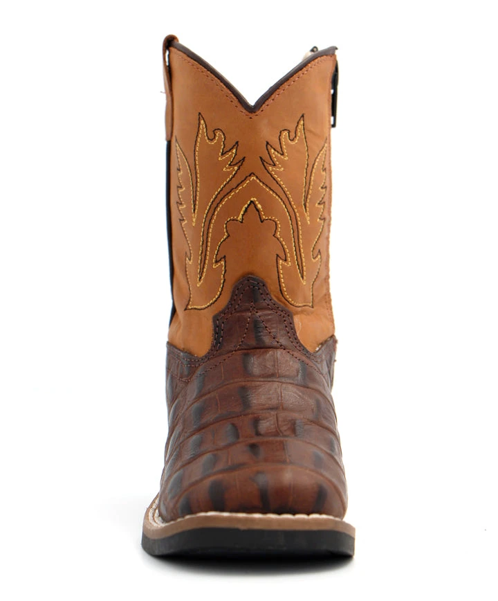 Old West Toddler Gator Print Boot - Image 3