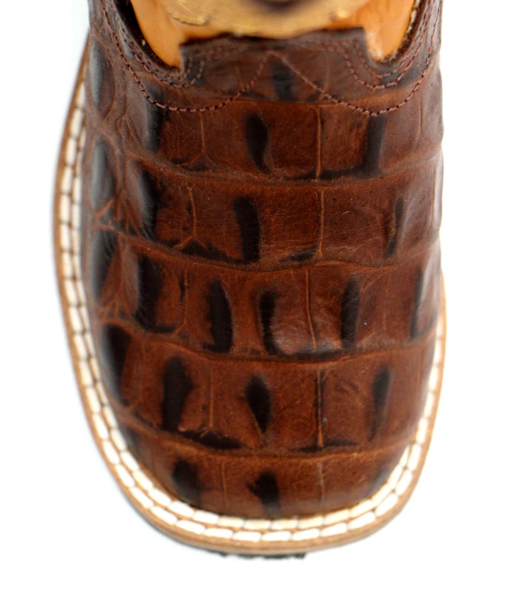 Old West Toddler Gator Print Boot - Image 6