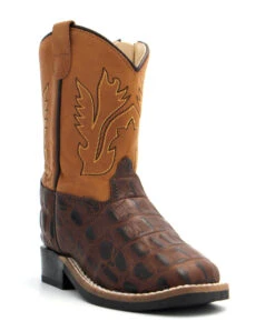 Old West Toddler Gator Print Boot