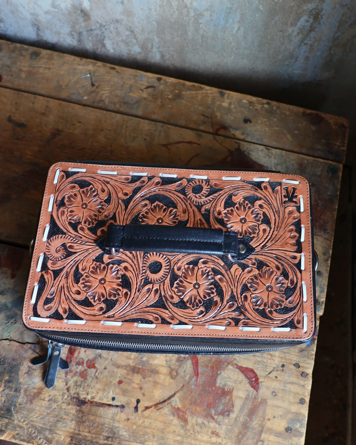 VINTAGE COWGIRL CASES JEWELRY DOUBLE DECKER CASE - Image 15