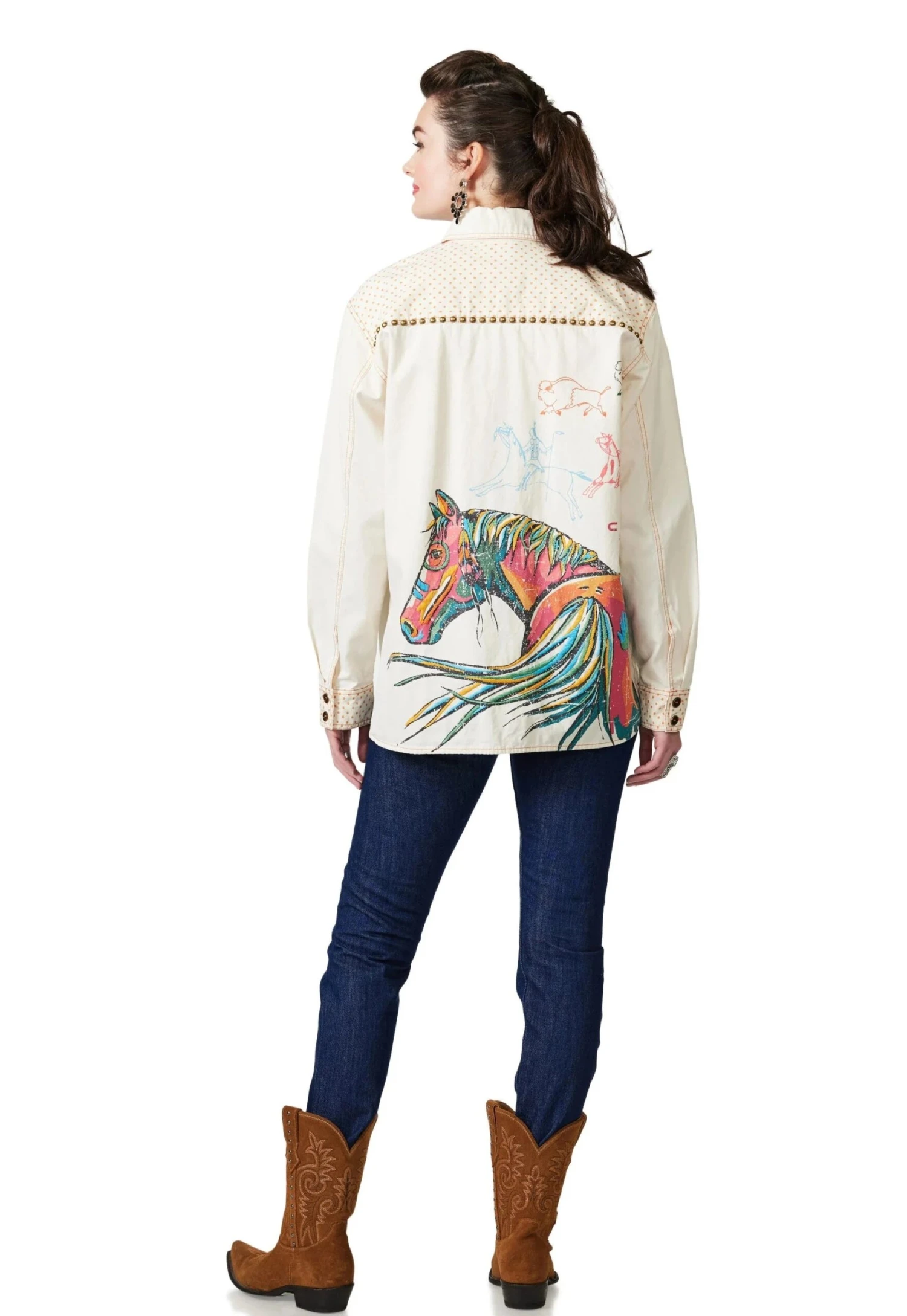 DOUBLE D RANCHWEAR HORSE A DIFFERENT COLOR JACKET - Image 2