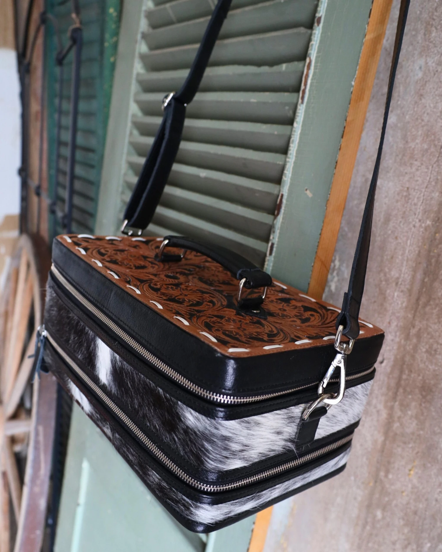 VINTAGE COWGIRL CASES JEWELRY DOUBLE DECKER CASE - Image 8