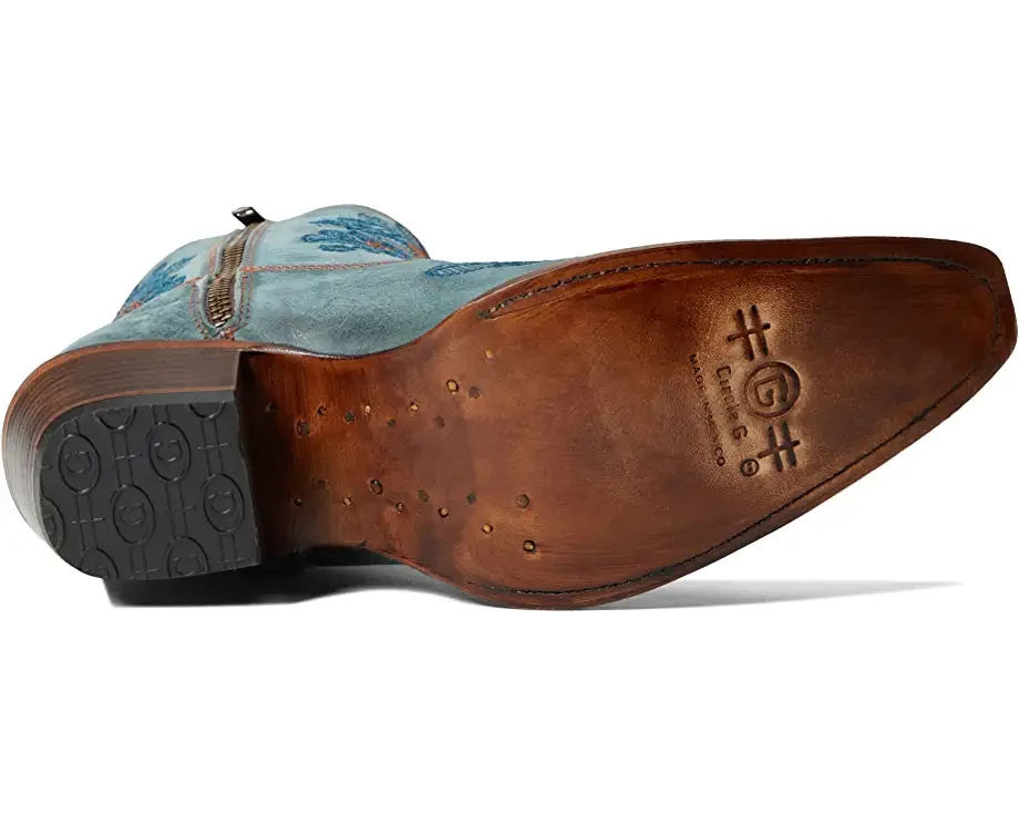 Corral Boots CIRCLE G BY CORRAL WOMEN'S ANKLE FLOWERED EMBROIDERED BOOTIE - Image 4