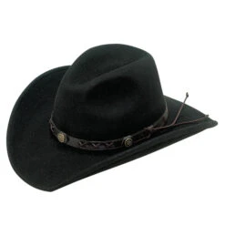 TWISTER DAKOTA CRUSHABLE BLACK COWBOY HAT