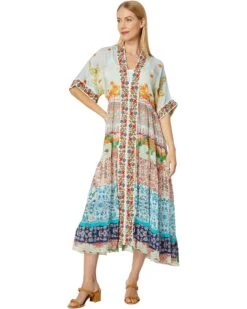 JOHNNY WAS TYNA-SLIP DRESS