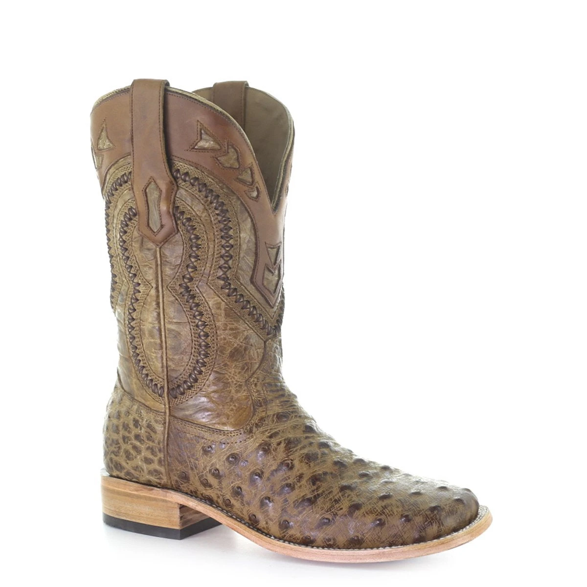 Corral Boots CORRAL MEN'S OSTRICH & EMBROIDERY BOOT - Image 2