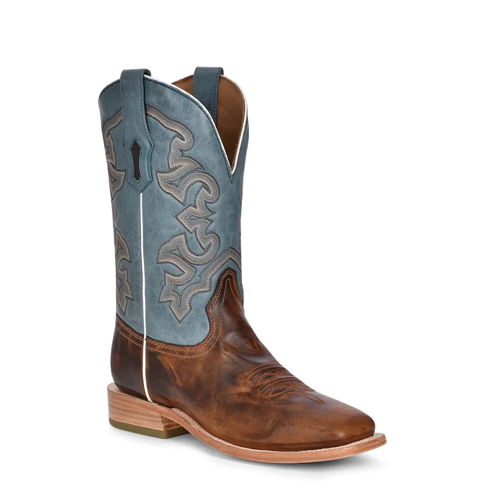 Corral Boots CORRAL MEN'S HONEY AND BLUE BOOT - Image 2
