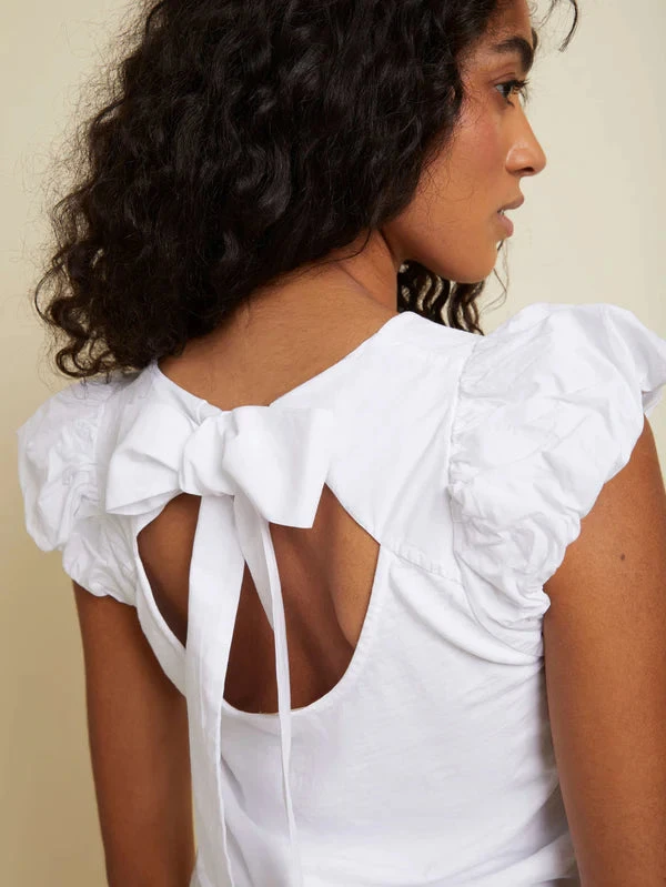 NATION AUDRA BUBBLE SLEEVE TOP - Image 7