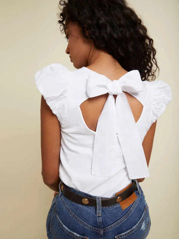 NATION AUDRA BUBBLE SLEEVE TOP - Image 6