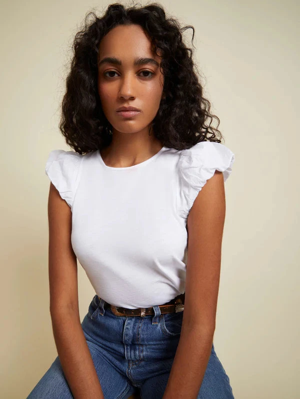 NATION AUDRA BUBBLE SLEEVE TOP - Image 2