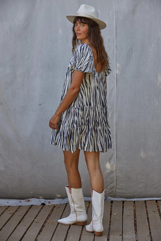 BY TOGETHER PRINT MINI DRESS - Image 2