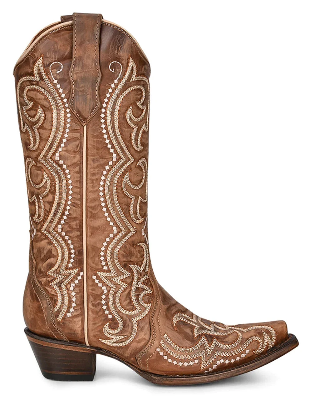 Corral Boots CIRCLE G BY CORRAL WOMEN'S SEQUENCE EMBROIDERY BOOT - Image 3
