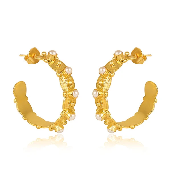 CHRISTINA GREENE HONEYSUCKLE PEARL EARRING - Image 3