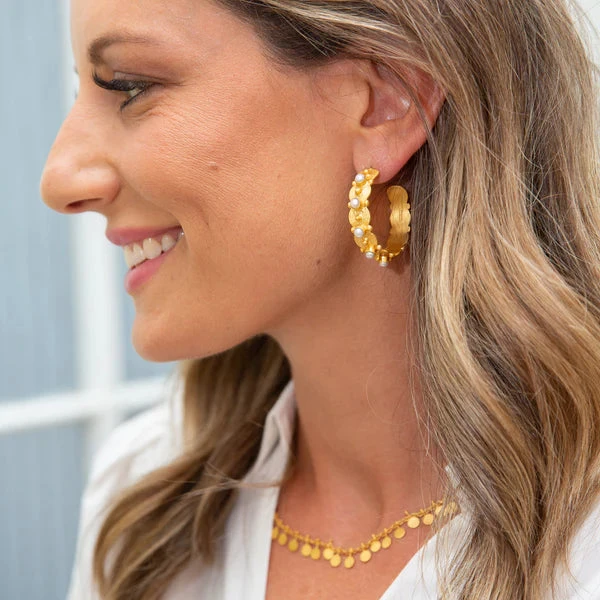 CHRISTINA GREENE HONEYSUCKLE PEARL EARRING - Image 2