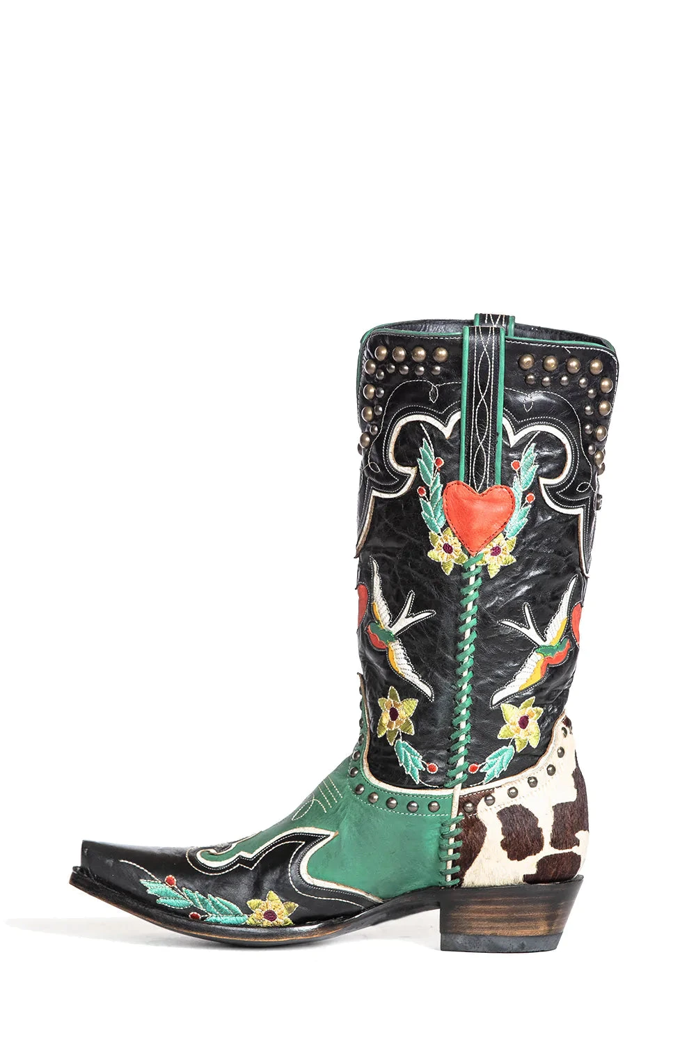 DOUBLE D RANCHWEAR WOMEN'S MIDNIGHT COWBOY BOOT - Image 4