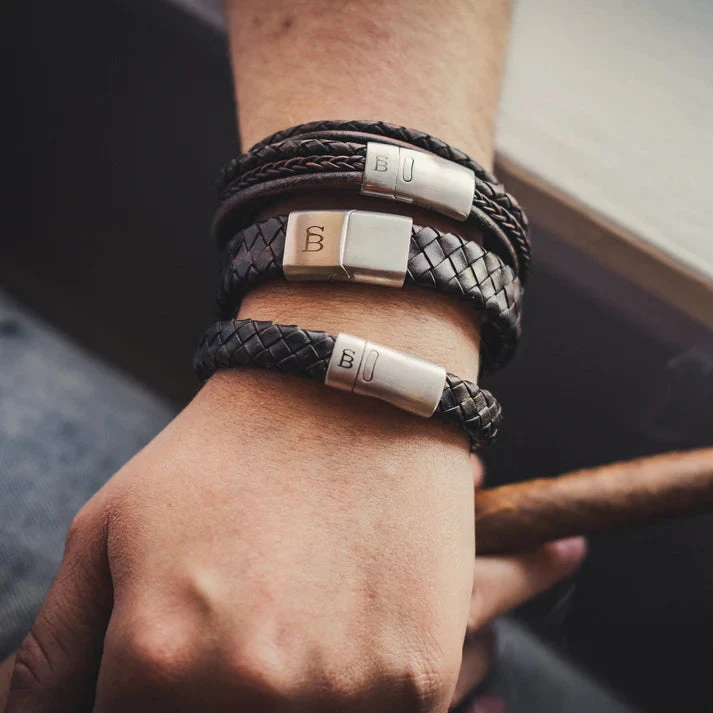 Preston Bracelet- Vintage Brown - Image 3