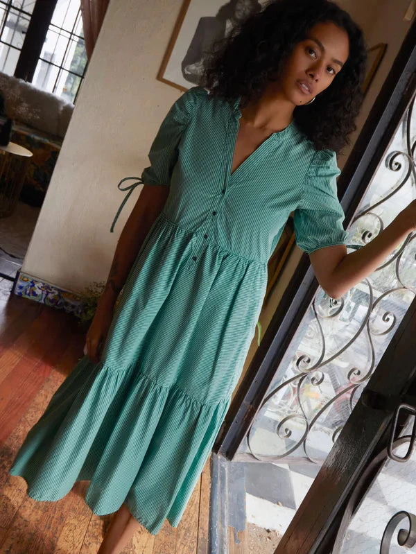 NATION DUSTIN ROMANTIC MIDI DRESS - Image 3