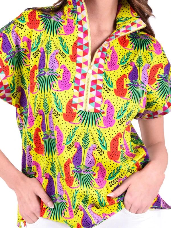 EMILY MCCARTHY PULLOVER PEEKABOO BLOUSE - Image 3