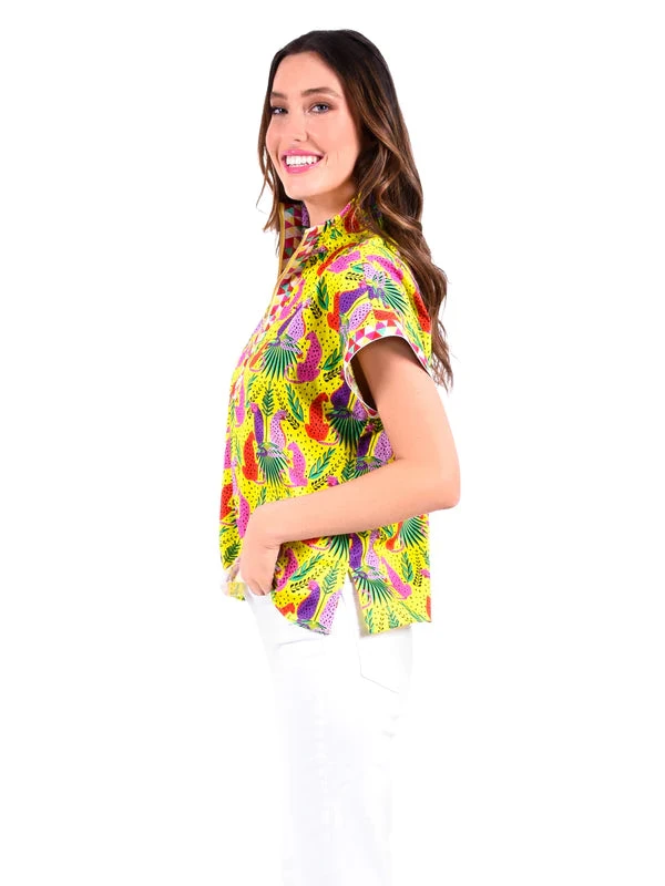 EMILY MCCARTHY PULLOVER PEEKABOO BLOUSE - Image 2
