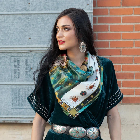 LADY OF GUADALUPE 35X35 SCARF BY DOLAN GEIMAN - Image 4