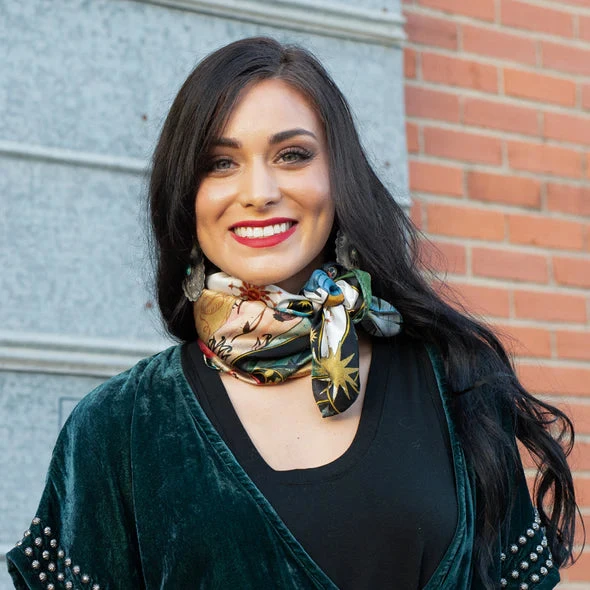 LADY OF GUADALUPE 35X35 SCARF BY DOLAN GEIMAN - Image 6