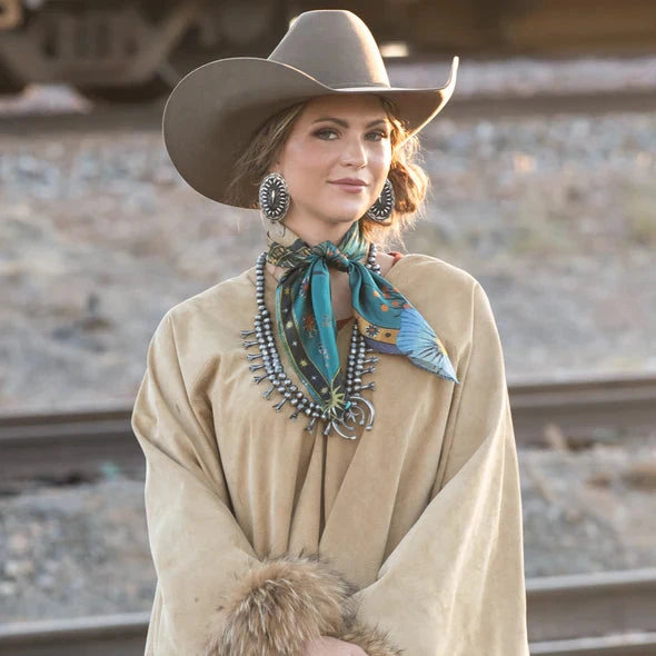 LADY OF GUADALUPE 35X35 SCARF BY DOLAN GEIMAN - Image 5