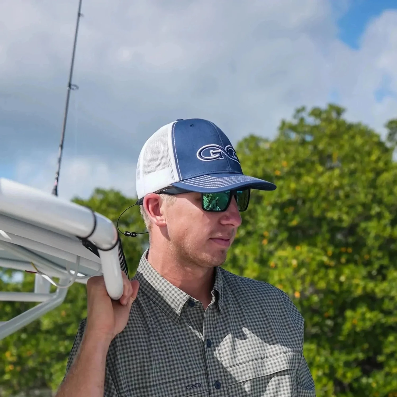 GAMEGUARD OUTDOORS DEEP WATER CAP | WHITE MESH BACK - Image 2