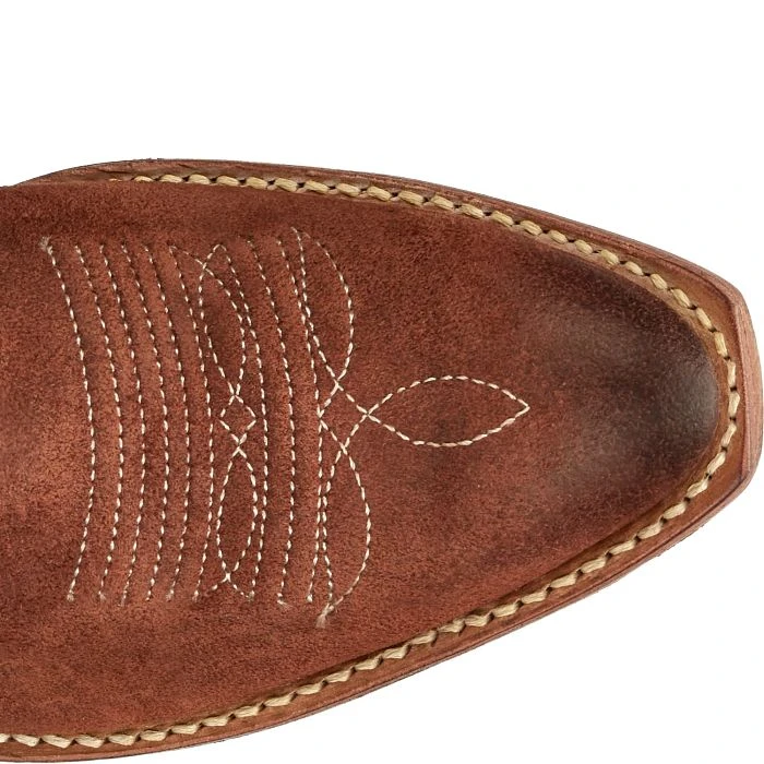 JUSTIN WOMEN'S CLARA BROWN AND WHITE BOOT - Image 6