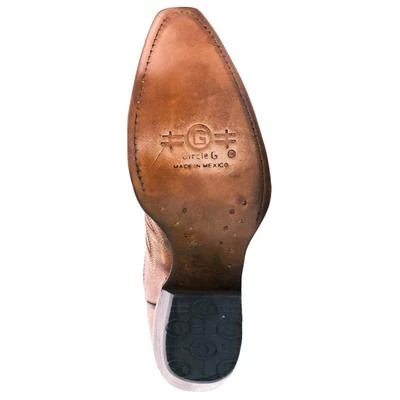 Corral Boots CIRCLE G BY CORRAL WOMEN'S TAN EMBROIDERED BOOT - Image 6