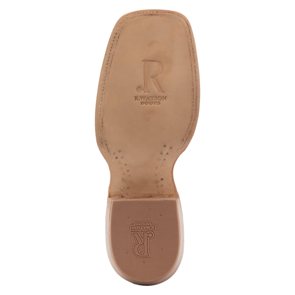 R. WATSON MEN'S ROUGHOUT CHARCOAL BOOT - Image 2