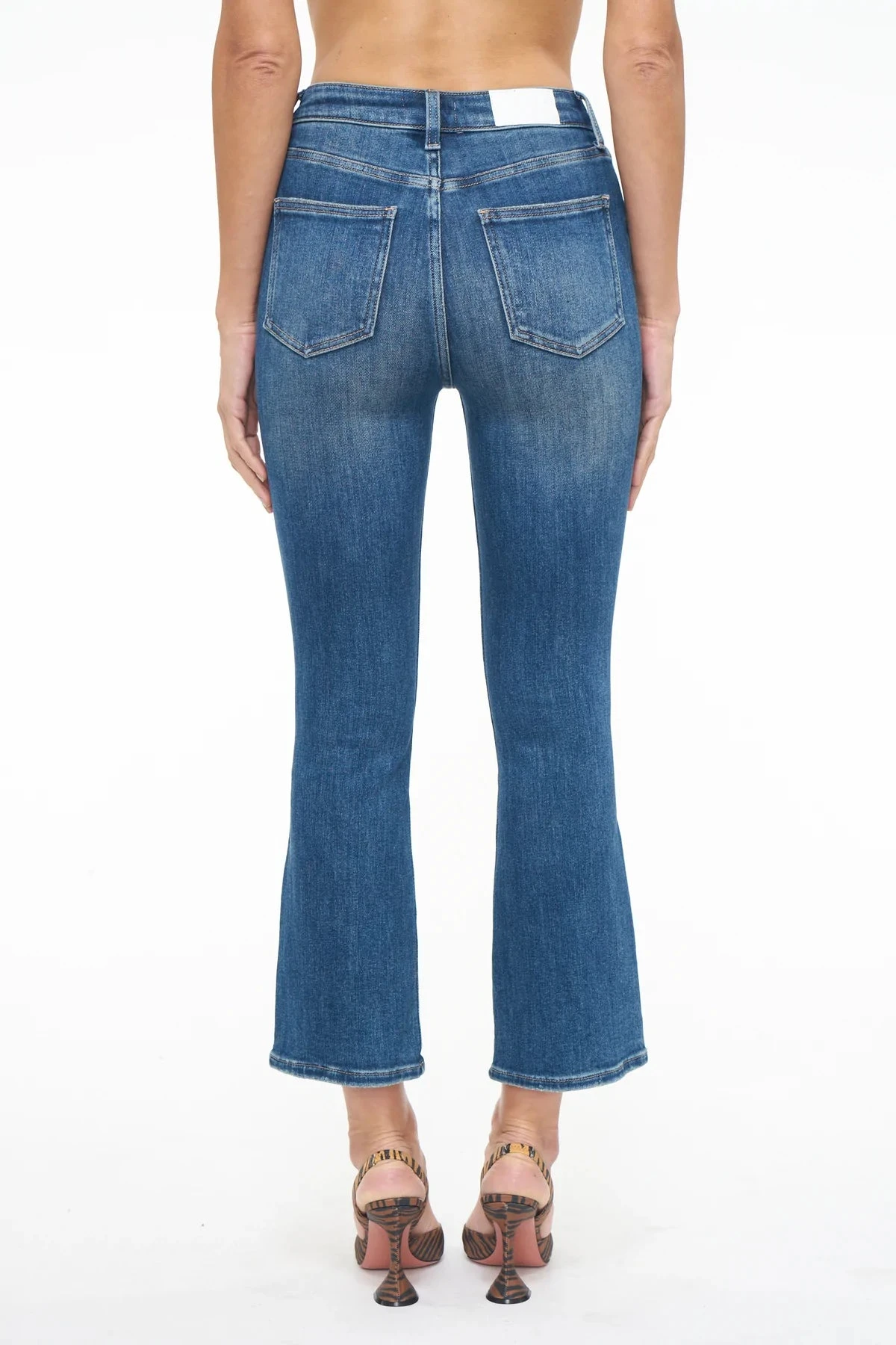 PISTOLA WOMEN'S LENNON HIGH RISE CROP BOOT - PLAZA DISTRESSED - Image 4