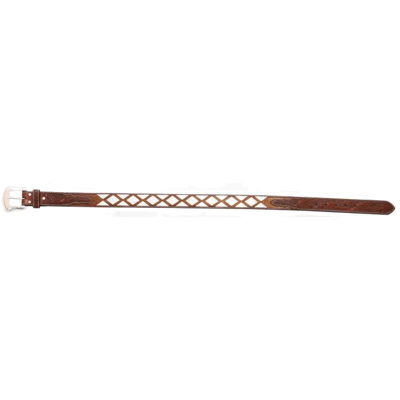 NOCONA PRO SERIES MEN'S HAIR-ON HIDE CONCHO BELT - Image 2