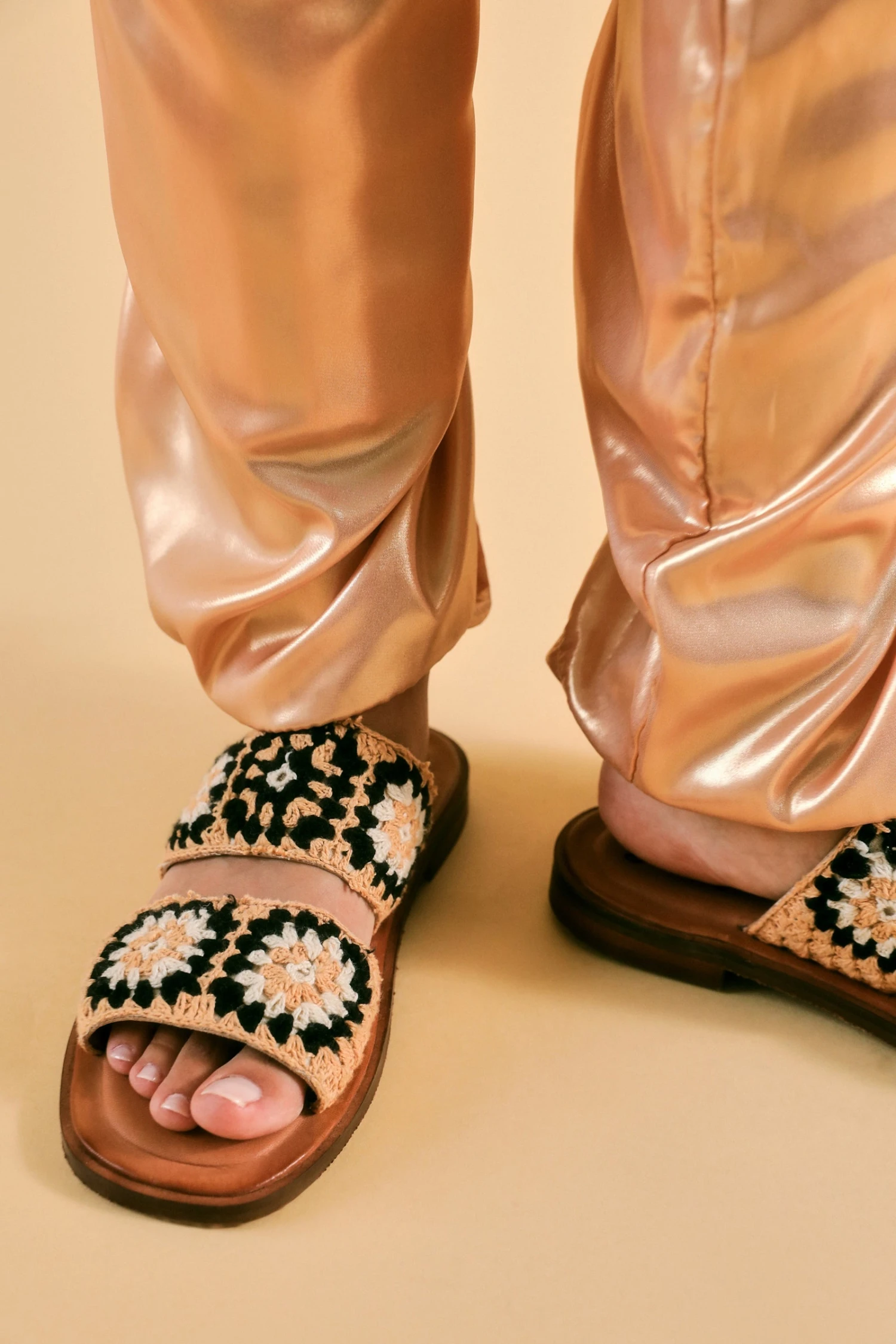 FREE PEOPLE JULIET CROCHET SANDAL