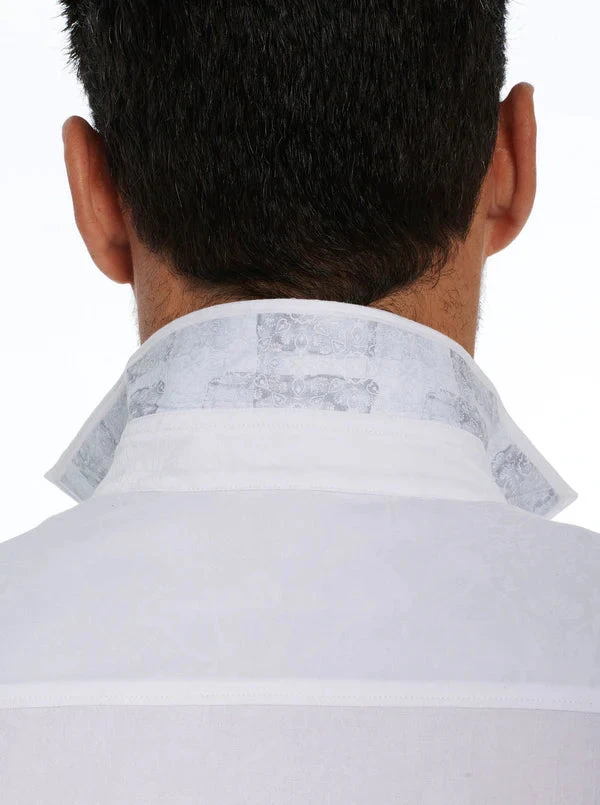 ROBERT GRAHAM HIGHLAND LONG SLEEVE WOVEN SHIRT- WHITE - Image 5