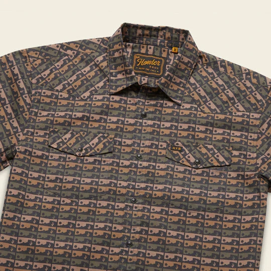 HOWLER MEN'S H Bar B Snapshirt- ANTIQUE BLACK - Image 6