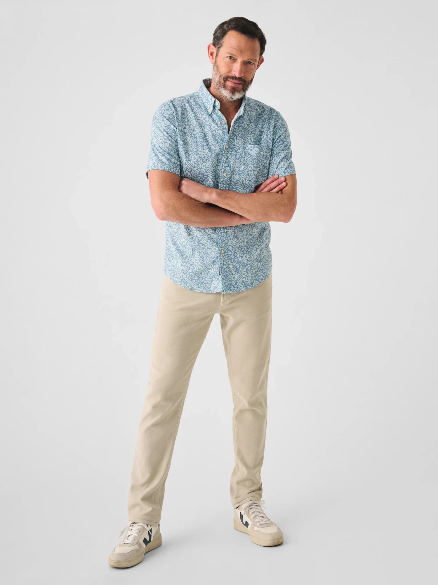 Faherty Short-Sleeve Breeze Shirt - Image 2