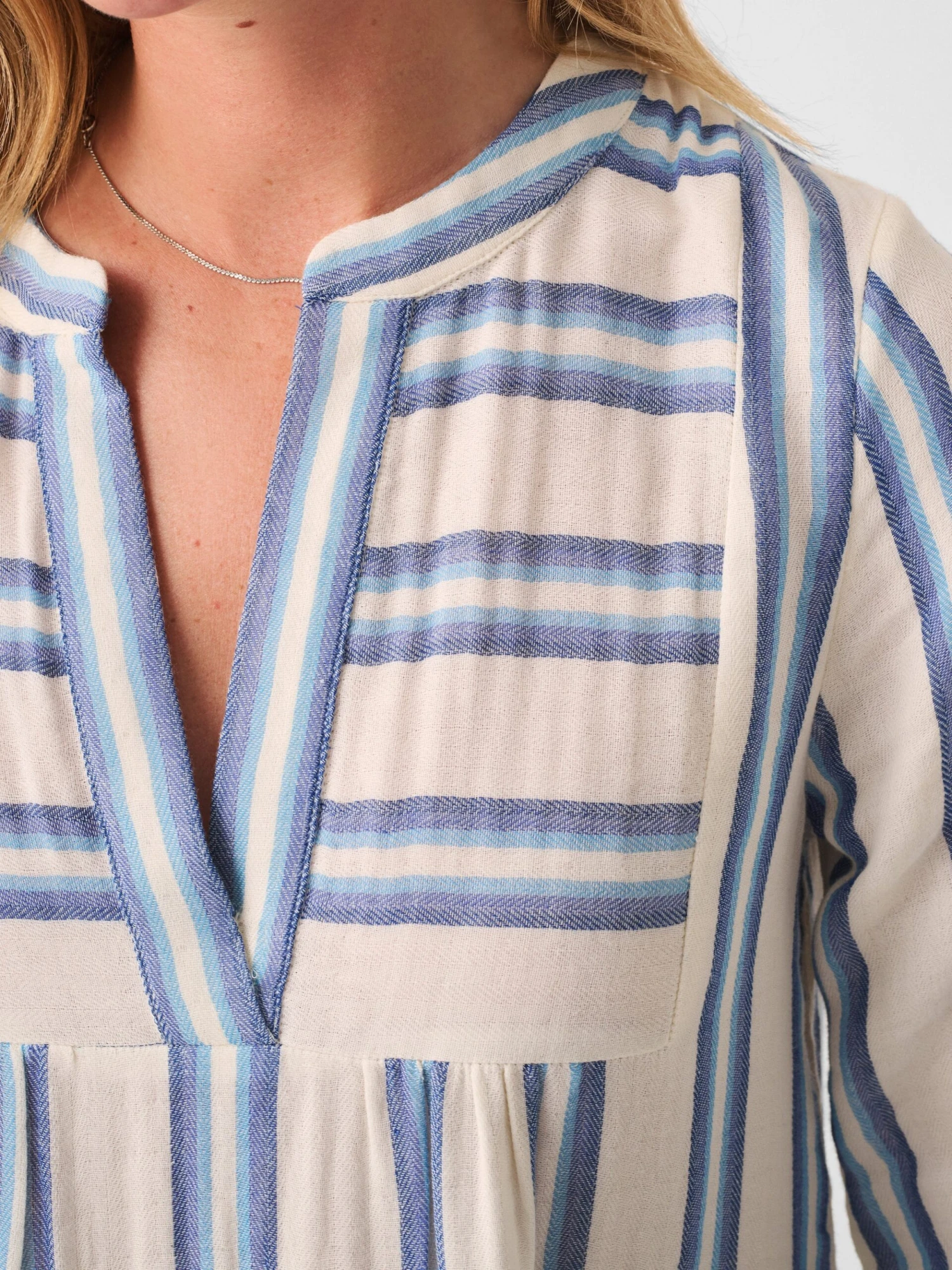 Faherty Dream Cotton Gauze Vida Midi Dress - Image 4