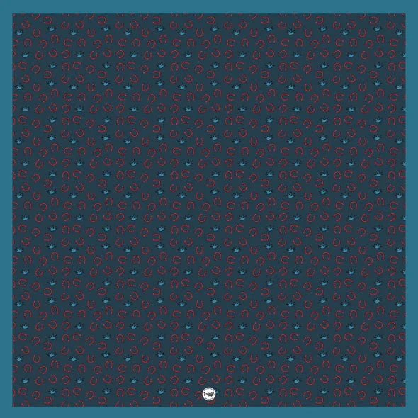 HORSESHOE AND AGAVE POCKET SQUARE - Image 3