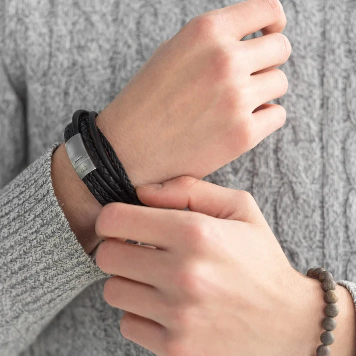 Bonacci Bracelet- Black - Image 4