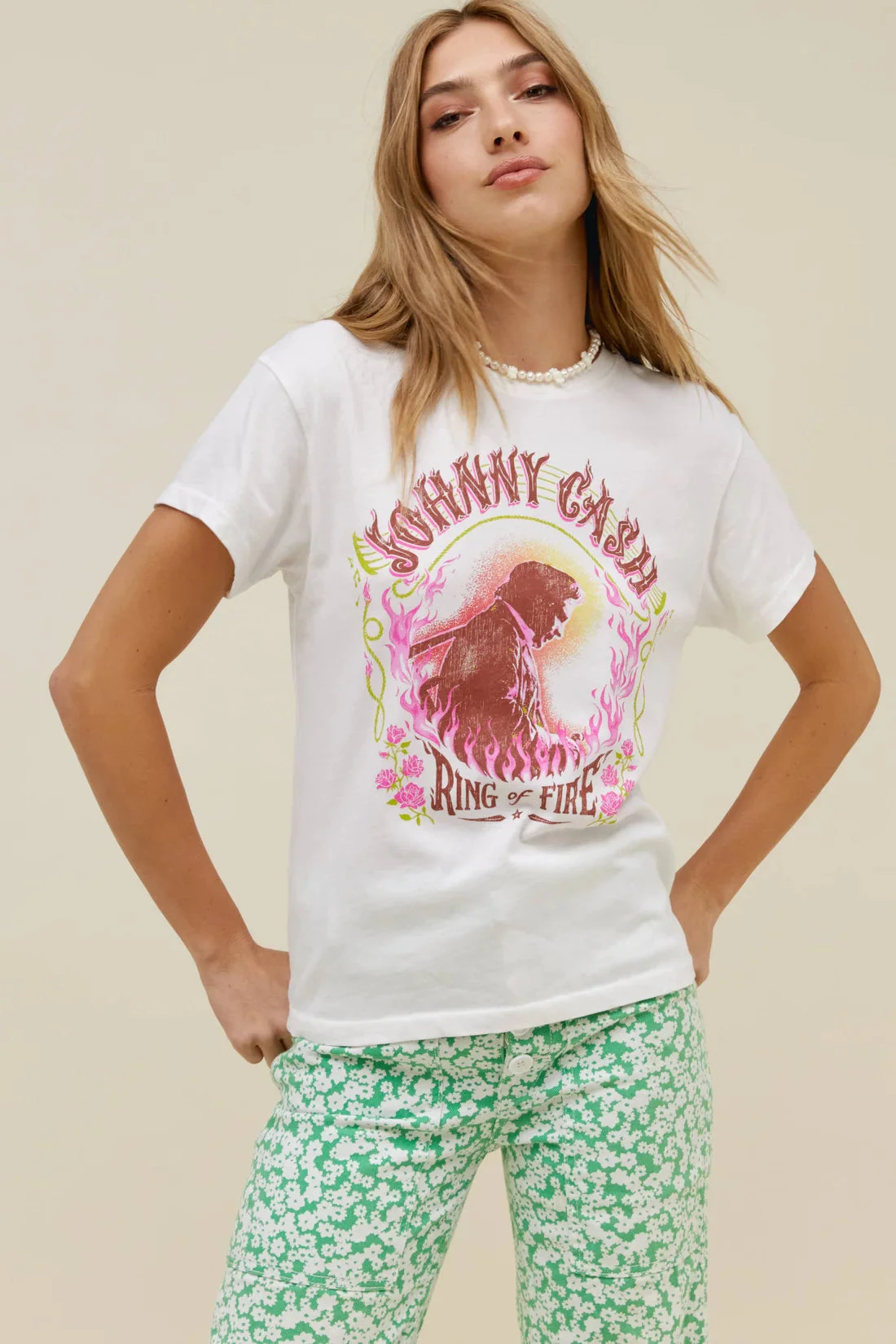 DAYDREAMER JOHNNY CASH RING OF FIRE TEE - Image 4