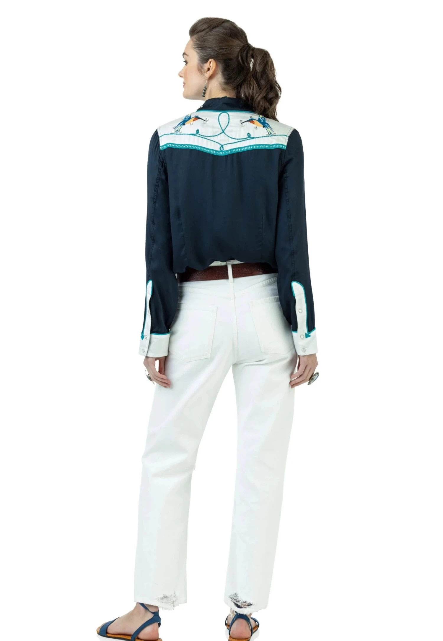 DOUBLE D RANCHWEAR SENORITA'S RODEO BLOUSE - Image 2