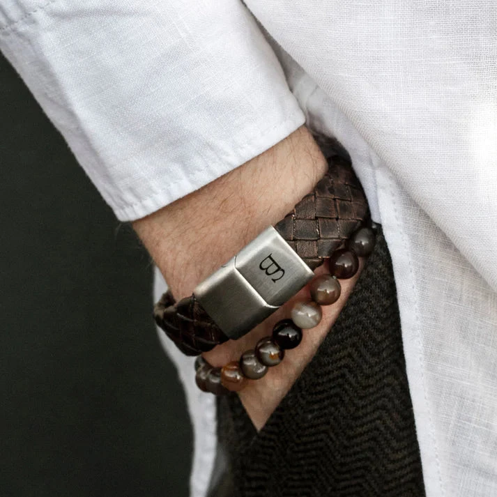 Preston Bracelet- Vintage Brown - Image 2